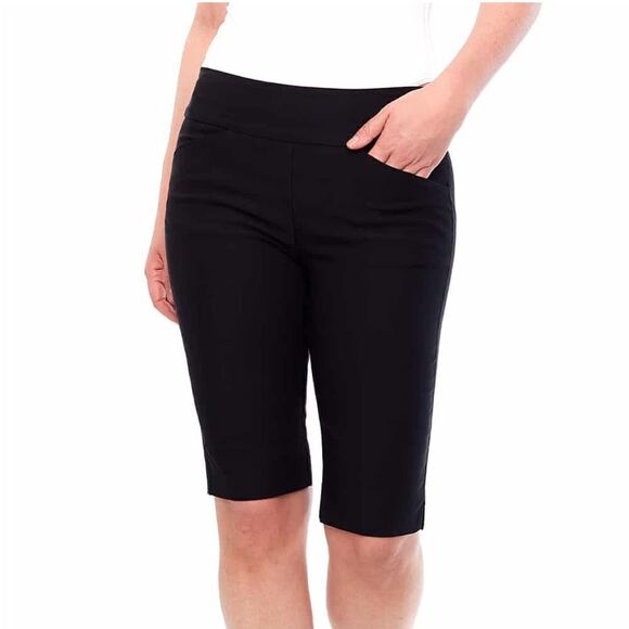 NEW UP! Bermuda 22” Shorts Slimming Black Size 4 - Picture 11 of 11